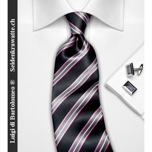 Luigi di Bartolomeo® Krawatten / Luxus-Seidenkrawatte, 100% Handgenäht, inkl. Seidensäcklein Luigi di Bartolomeo® Krawatten / Luxus-Seidenkrawatte, 100% Handgenäht, inkl. Seidensäcklein