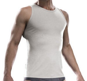 Luigi di Bartolomeo® Australisches Merino TankTop-Unterhemd (Farbe: Ivory)